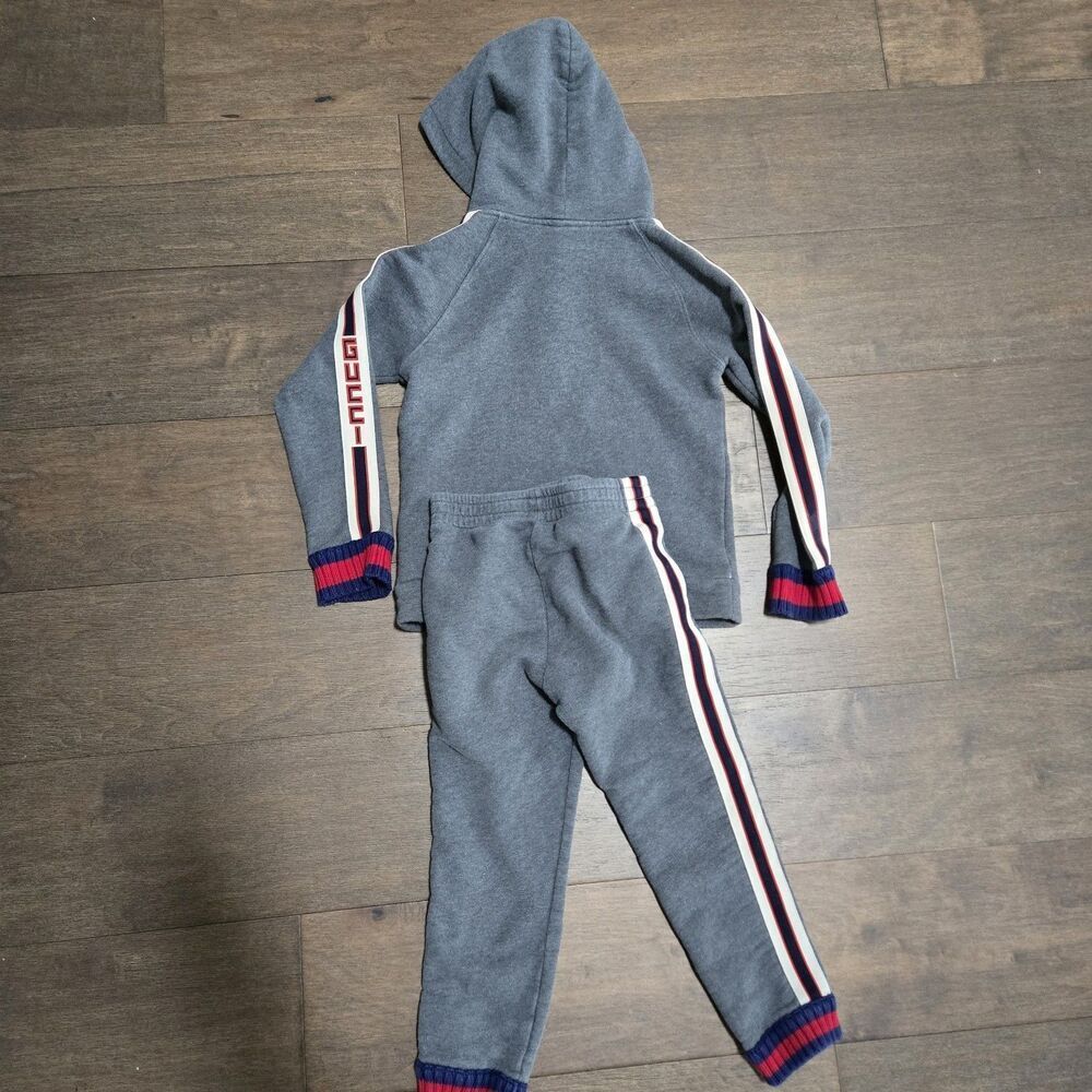 Gucci Logo Boys Tracksuit Set Oufit Size 6 - Picture 12 of 13